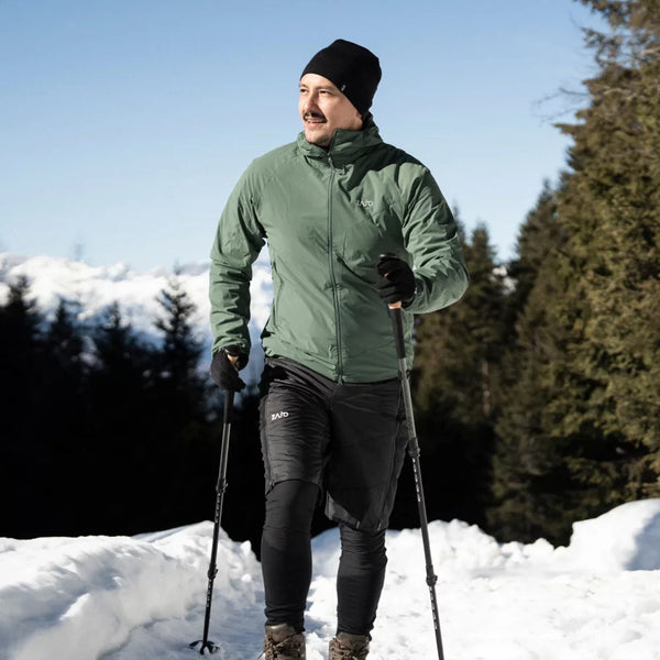 Spiro Men's Insulated Hybrid Shorts — Black