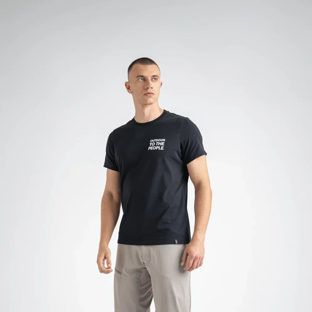 Unuo Men's Organic Cotton T-shirt — Black