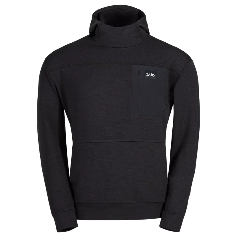 Vespero Men's Merino Hoodie — Black